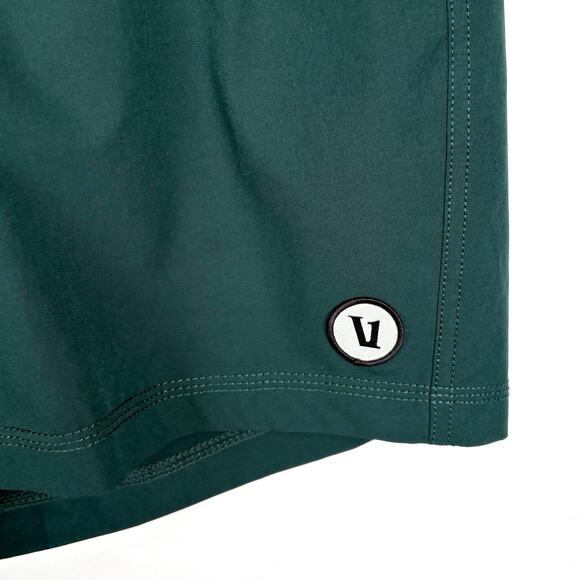 Vuori Men's Dark Green Athletic Shorts - Picture 6 of 13